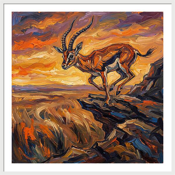 Gazelle On The Edge