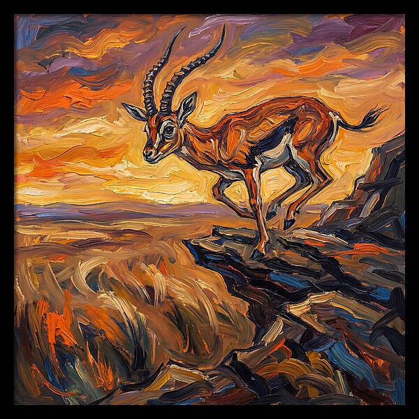 Gazelle On The Edge
