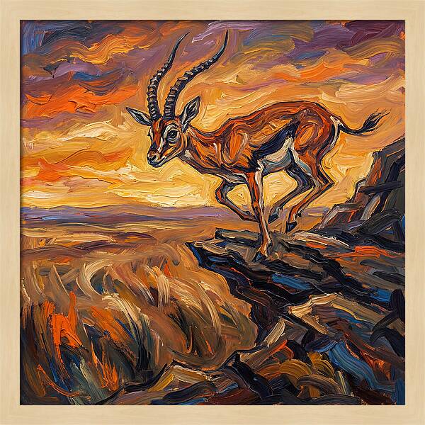 Gazelle On The Edge
