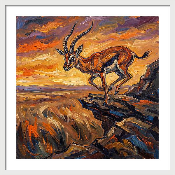 Gazelle On The Edge