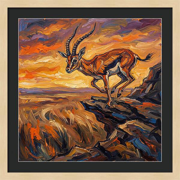 Gazelle On The Edge
