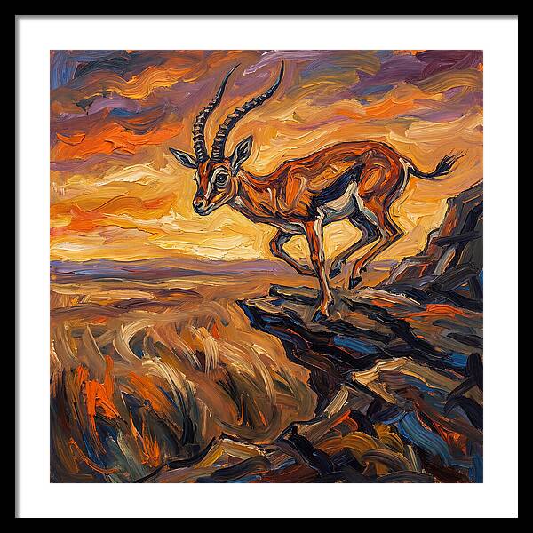 Gazelle On The Edge