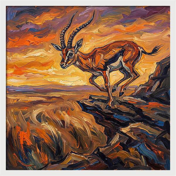 Gazelle On The Edge