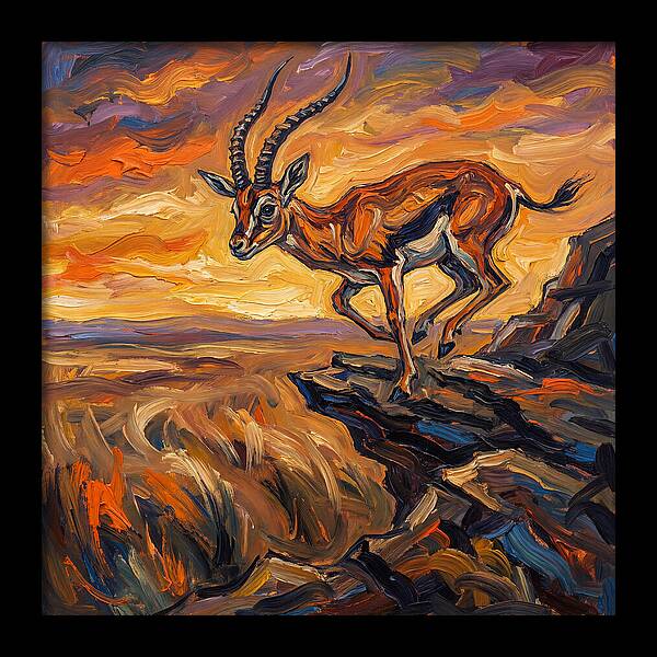 Gazelle On The Edge