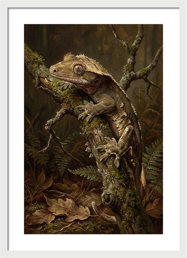 Gecko Resting On A Branch