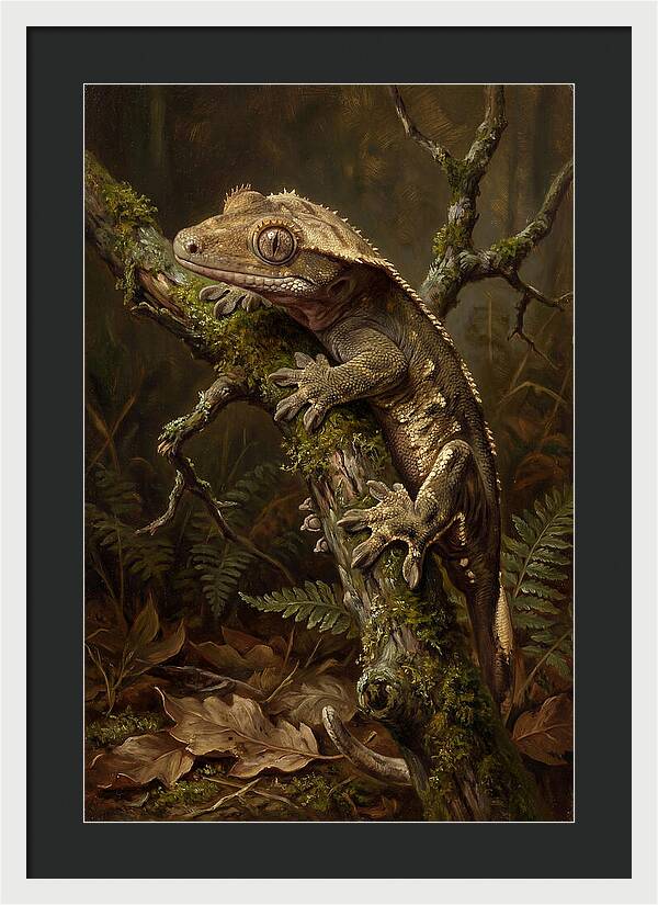 Gecko Resting On A Branch
