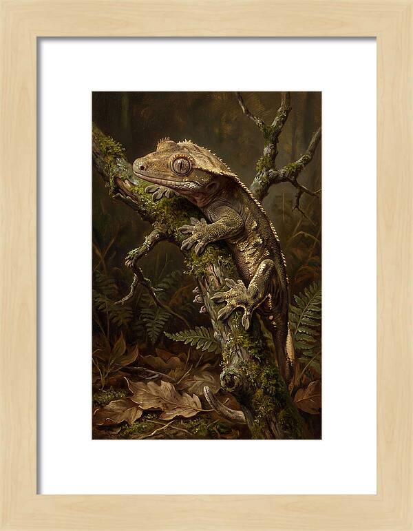 Gecko Resting On A Branch