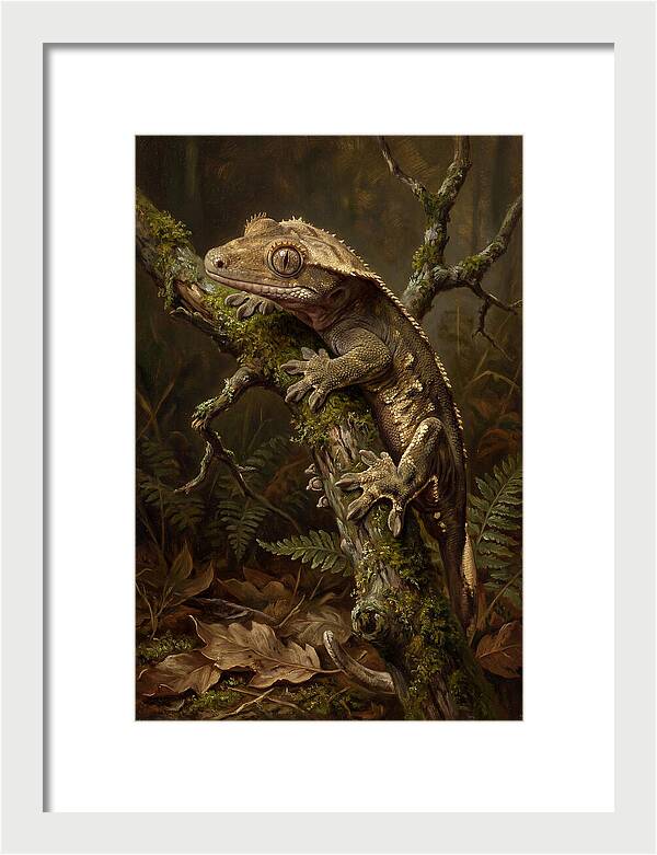 Gecko Resting On A Branch