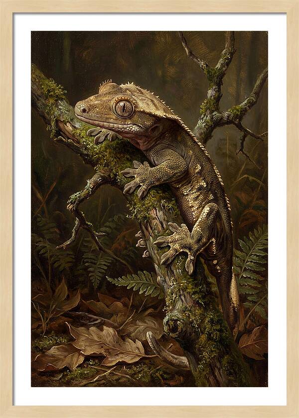 Gecko Resting On A Branch