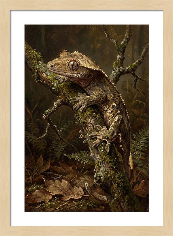 Gecko Resting On A Branch