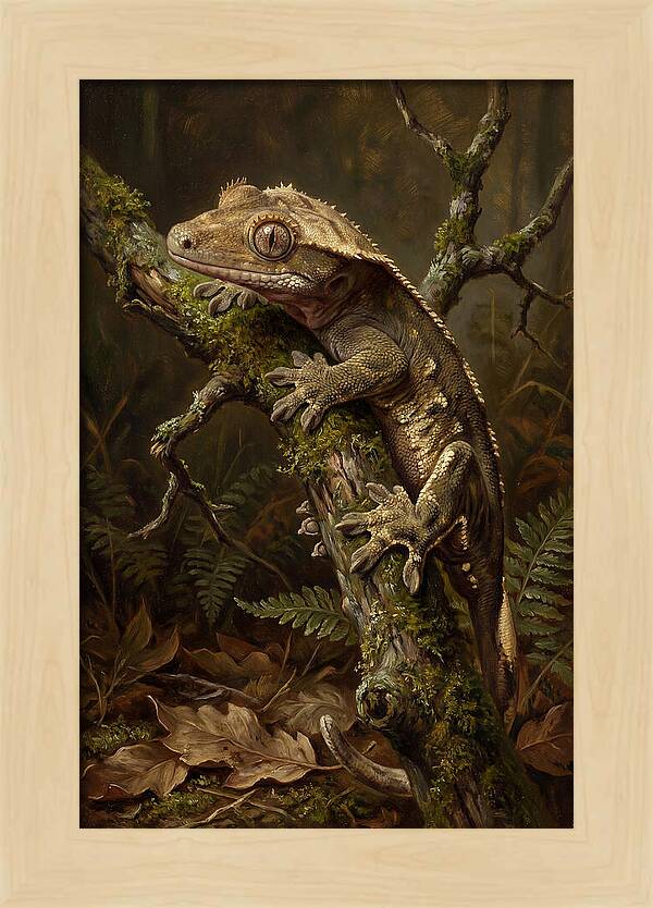 Gecko Resting On A Branch