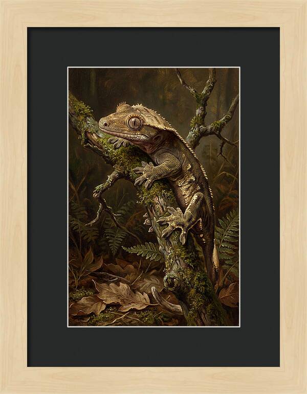 Gecko Resting On A Branch
