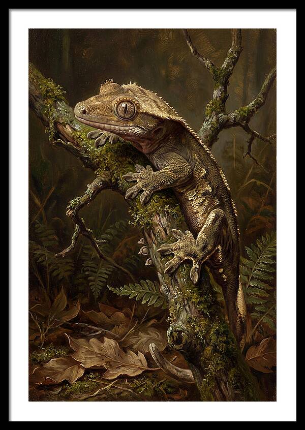Gecko Resting On A Branch