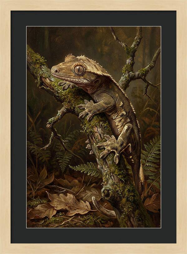 Gecko Resting On A Branch