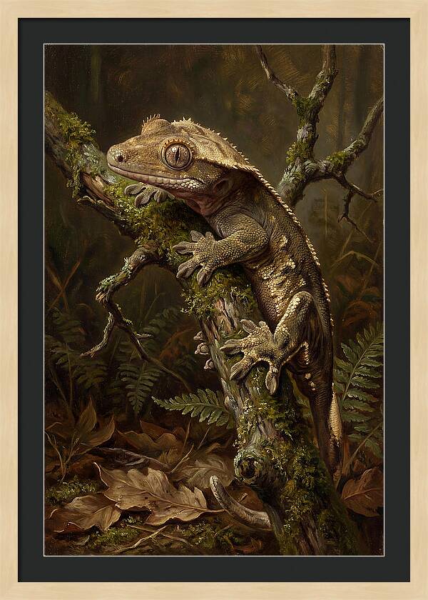 Gecko Resting On A Branch