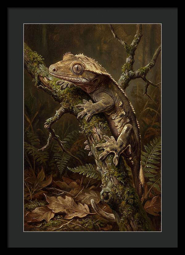 Gecko Resting On A Branch