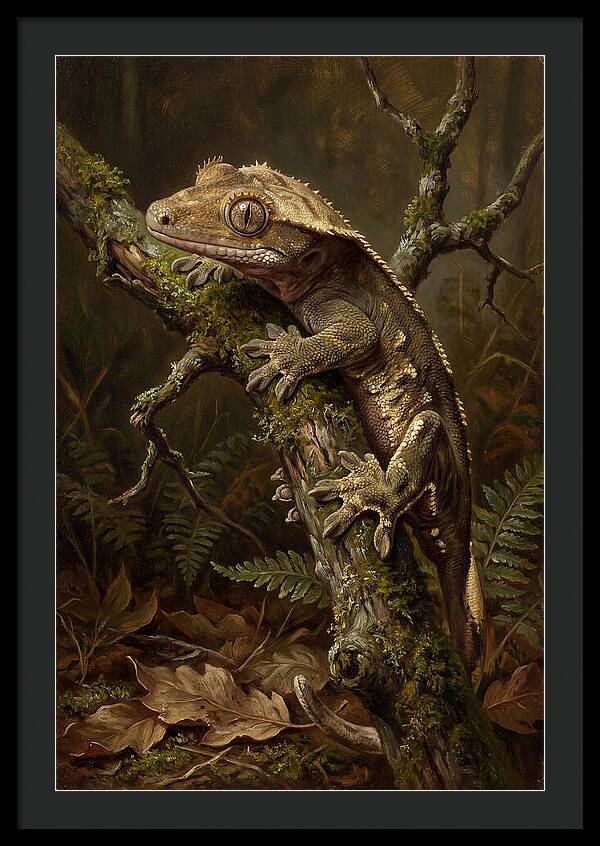 Gecko Resting On A Branch