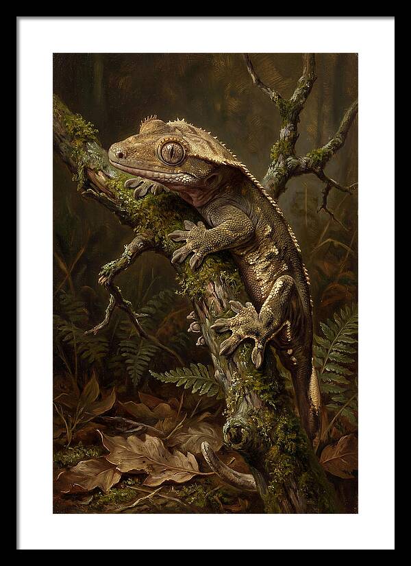 Gecko Resting On A Branch