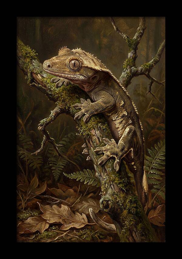 Gecko Resting On A Branch
