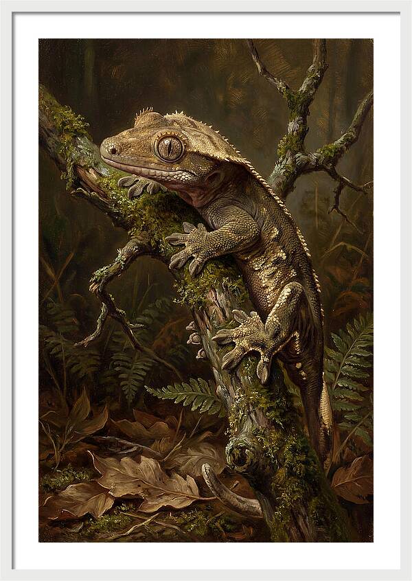 Gecko Resting On A Branch