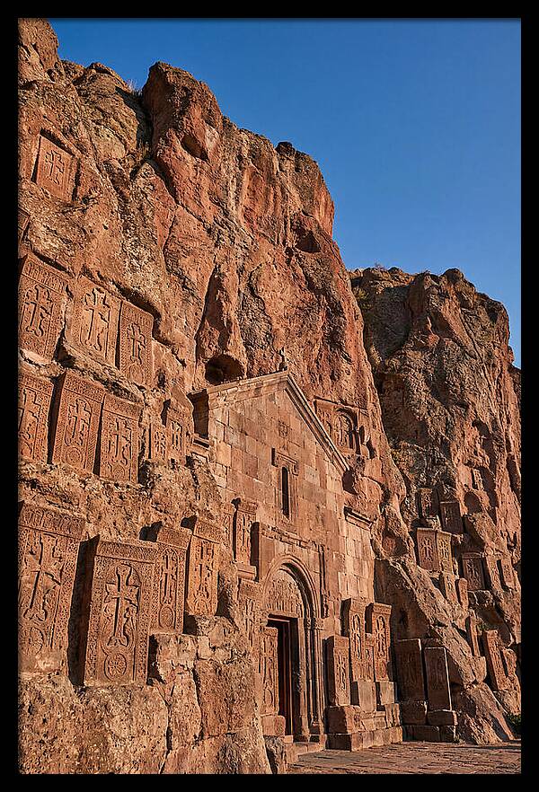 Geghard Monastery Carved Into Cliff Face