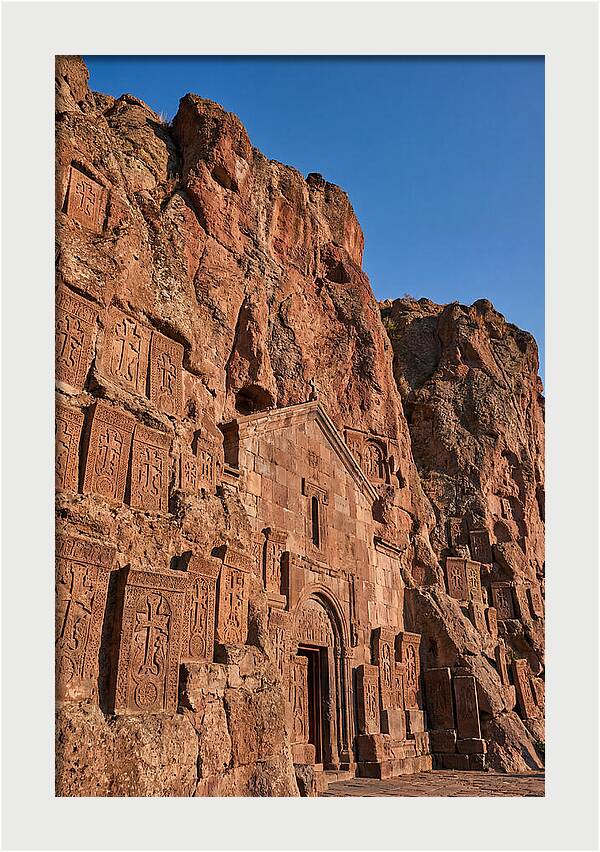 Geghard Monastery Carved Into Cliff Face