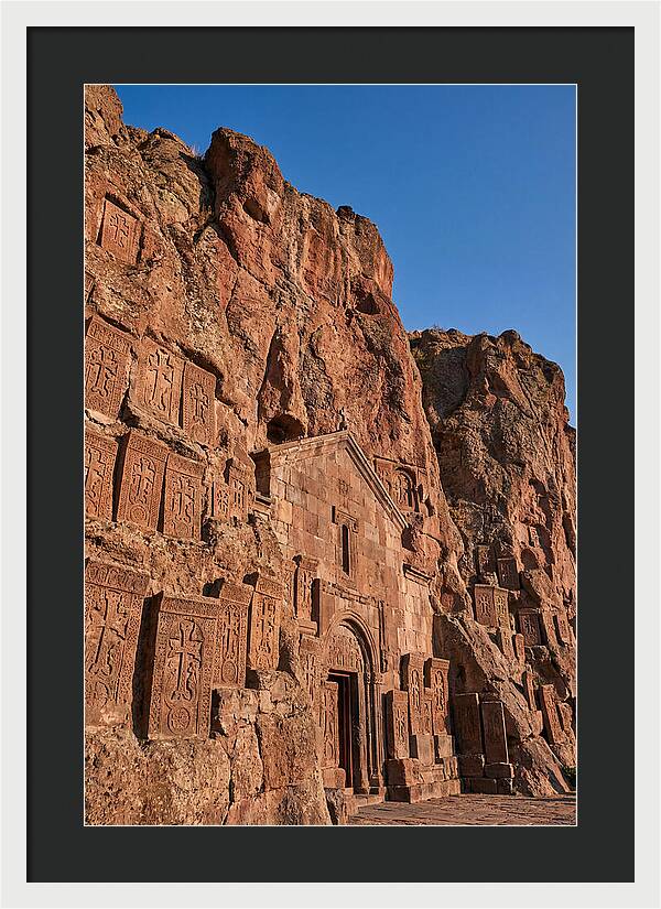 Geghard Monastery Carved Into Cliff Face