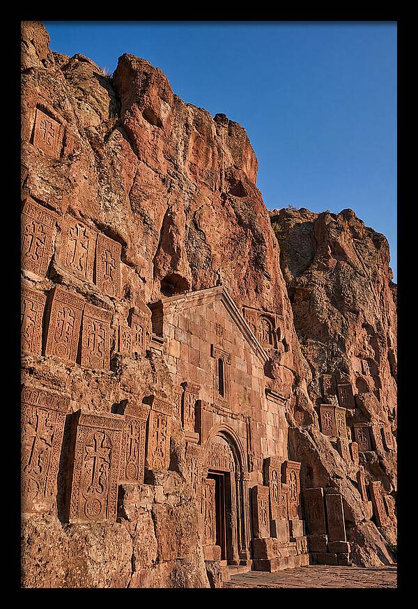 Geghard Monastery Carved Into Cliff Face