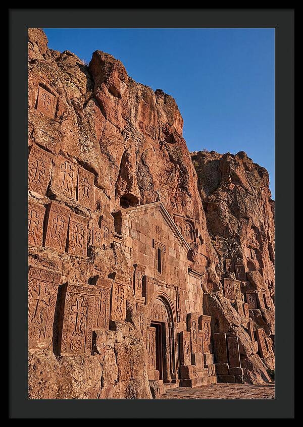 Geghard Monastery Carved Into Cliff Face