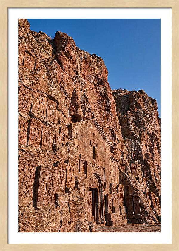 Geghard Monastery Carved Into Cliff Face