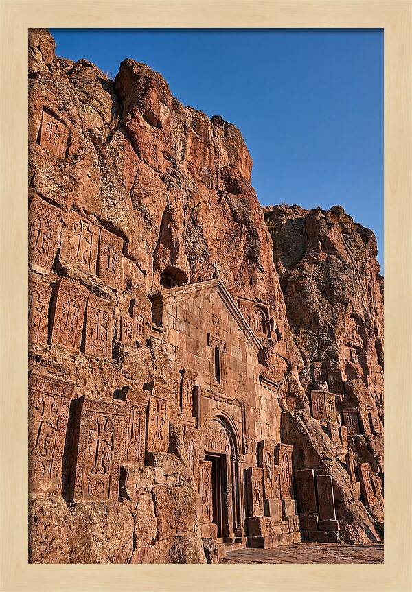 Geghard Monastery Carved Into Cliff Face