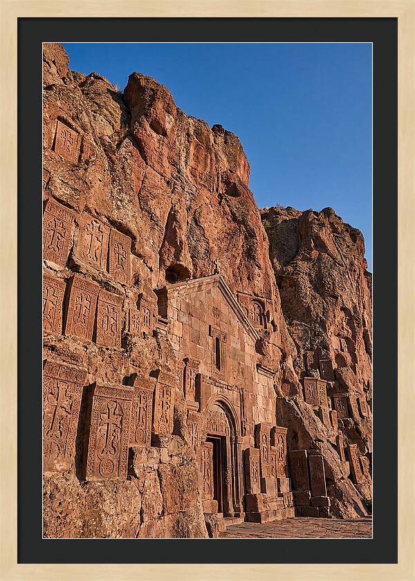 Geghard Monastery Carved Into Cliff Face