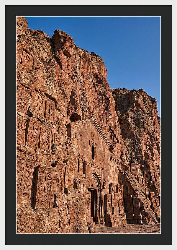Geghard Monastery Carved Into Cliff Face