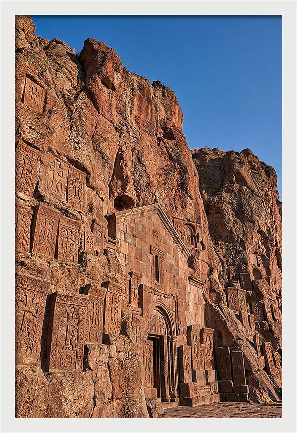 Geghard Monastery Carved Into Cliff Face