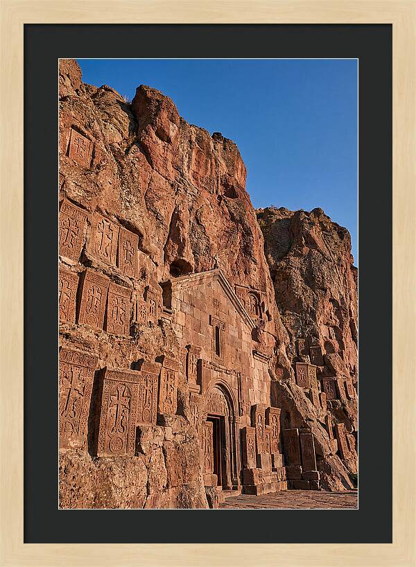 Geghard Monastery Carved Into Cliff Face