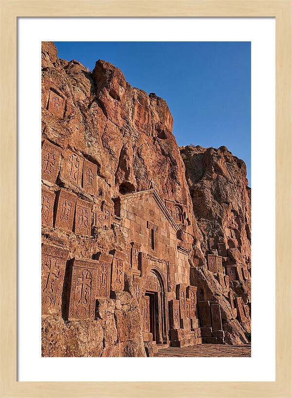 Geghard Monastery Carved Into Cliff Face