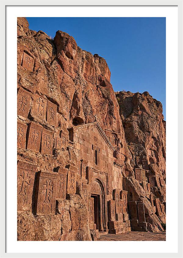 Geghard Monastery Carved Into Cliff Face