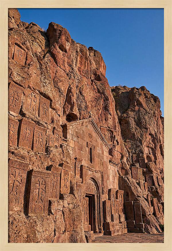 Geghard Monastery Carved Into Cliff Face