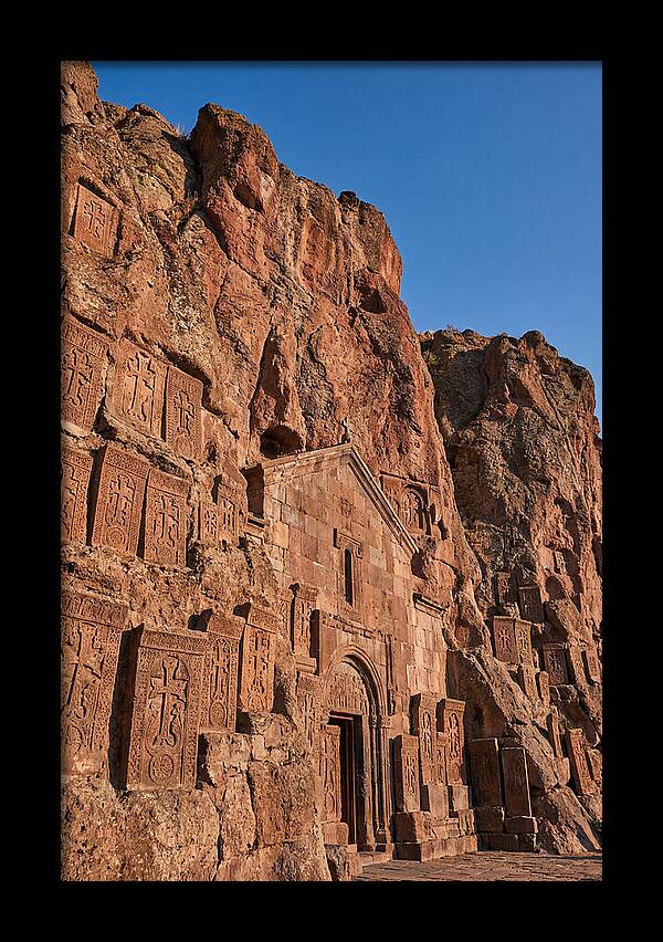 Geghard Monastery Carved Into Cliff Face