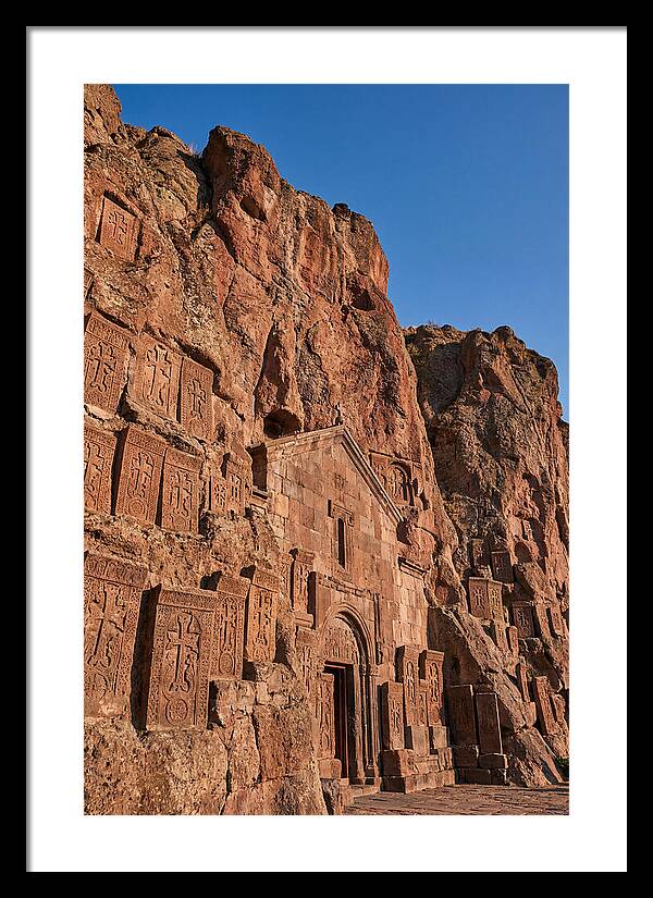 Geghard Monastery Carved Into Cliff Face