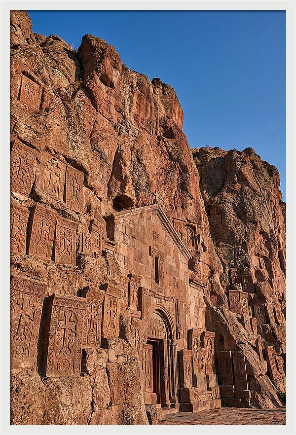 Geghard Monastery Carved Into Cliff Face
