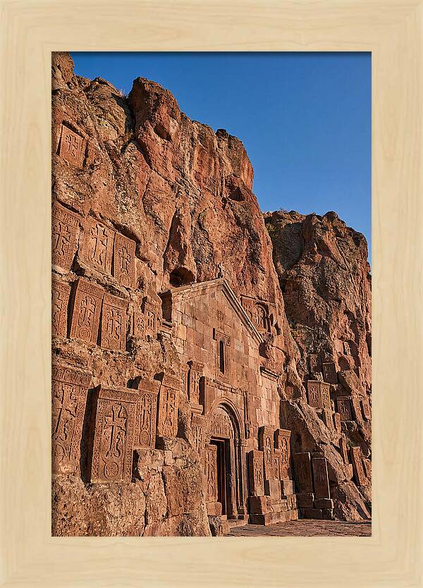 Geghard Monastery Carved Into Cliff Face