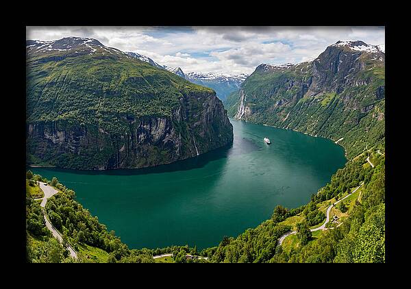 Geirangerfjord From Flydalsjuvet Viewpoint