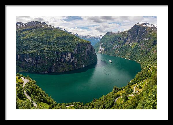 Geirangerfjord From Flydalsjuvet Viewpoint