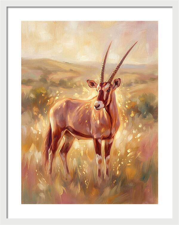 Gemsbok In Light