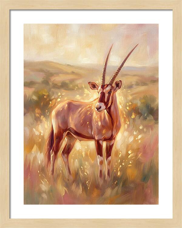 Gemsbok In Light