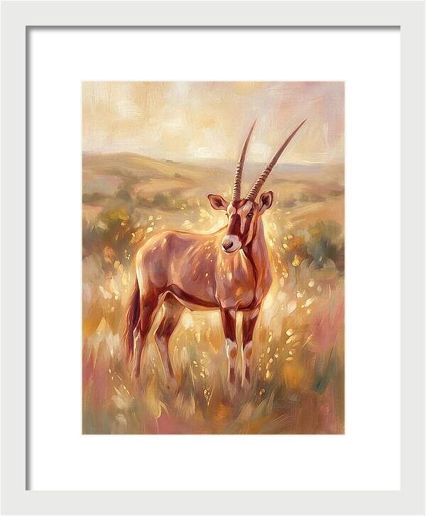 Gemsbok In Light