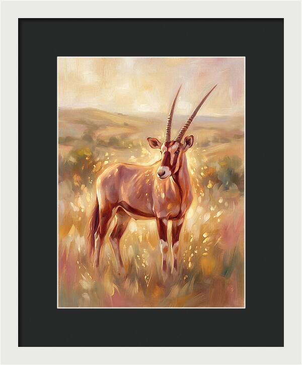 Gemsbok In Light