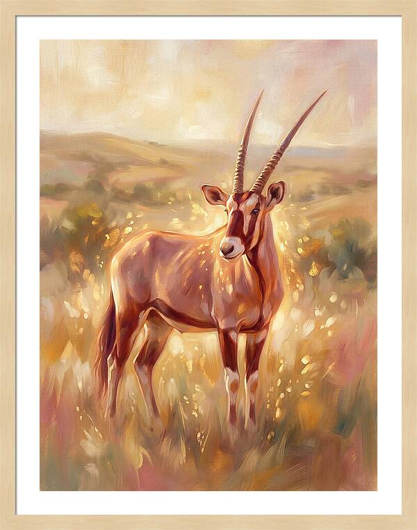 Gemsbok In Light