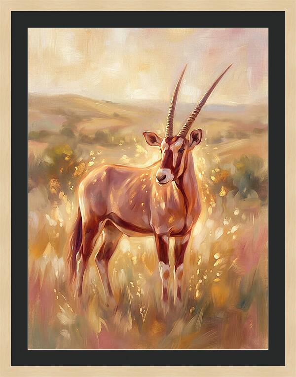 Gemsbok In Light